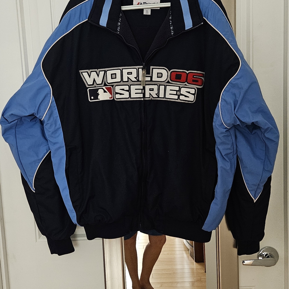 Majestic Navy Blue Authentic Collection Jacket